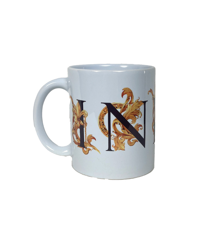 Maatir India Souvenir Baroque Gold Art Coffee Mug